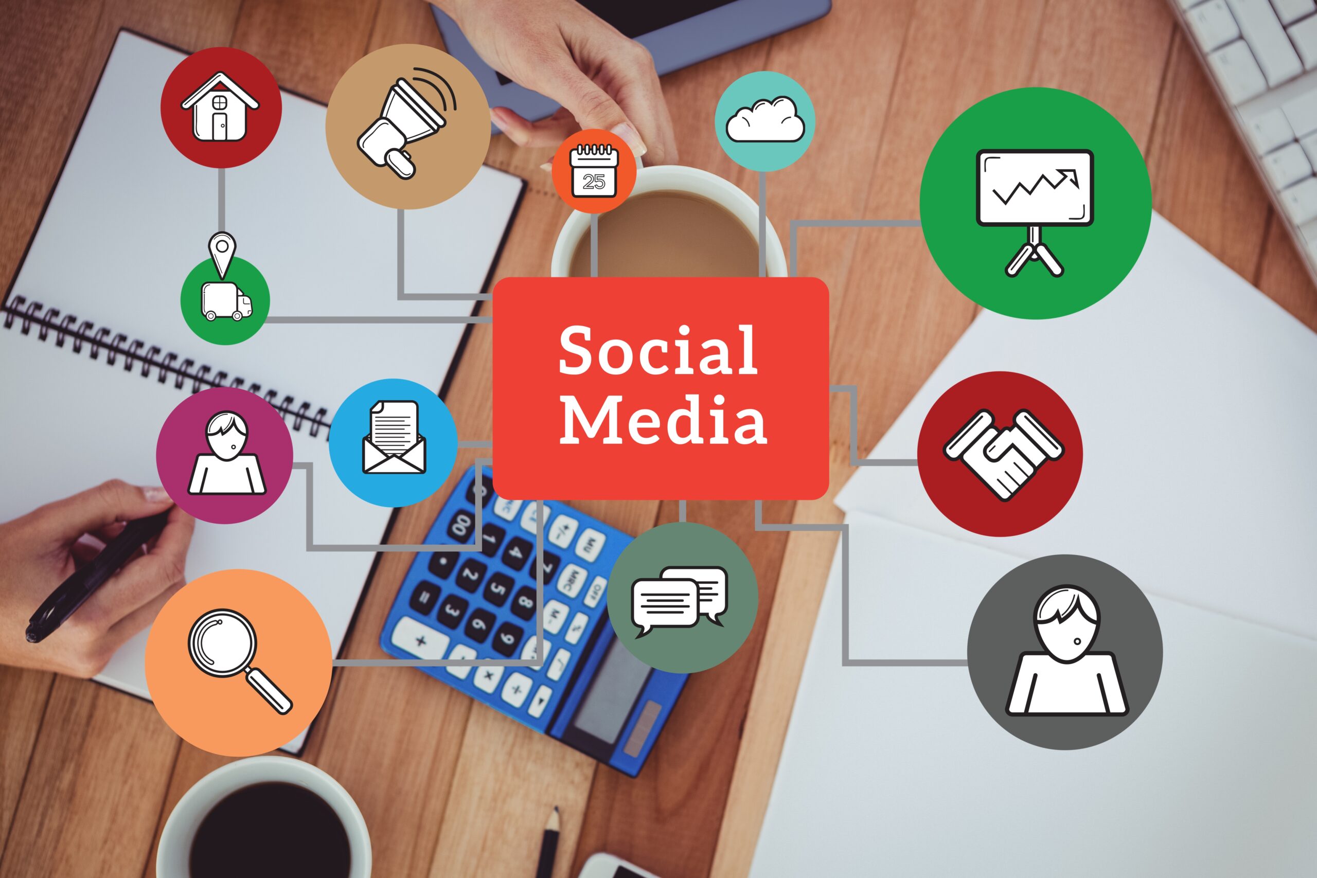 Structural social media in Digital Marketing website